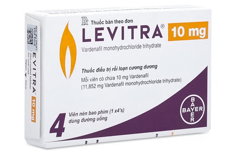 Levitra có thể tương tác với thuốc khác, hãy thận trọng