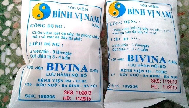 Thông tin tổng quan về thuốc đau dạ dày viện 354