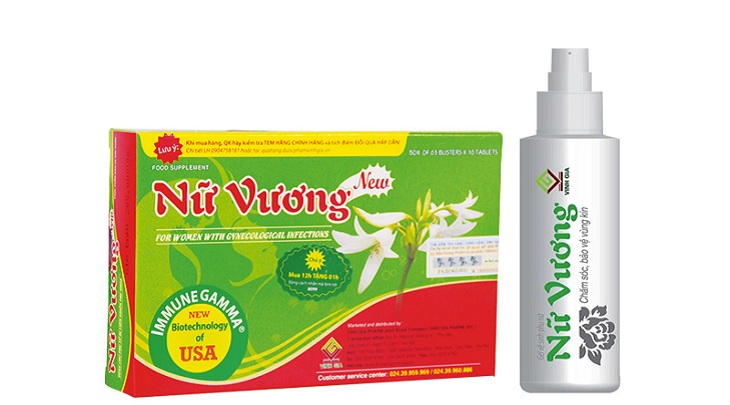 Người bệnh nên dùng viên uống Nữ Vương kết hợp với dạng gel vệ sinh mỗi ngày để đạt hiệu quả trị bệnh tốt nhất