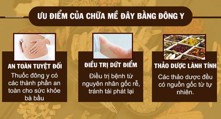 Chữa mề đay mãn tính bằng Đông y có nhiều ưu điểm hơn so với Tây y