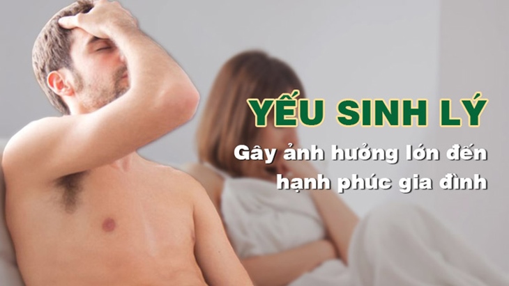 Khi yếu sinh lý ảnh hưởng đến đời sống chăn gối, nam giới nên đi khám càng sớm càng tốt