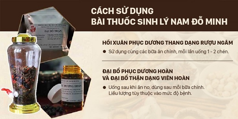 Cách sử dụng bài thuốc Sinh lý nam của Đỗ Minh Đường