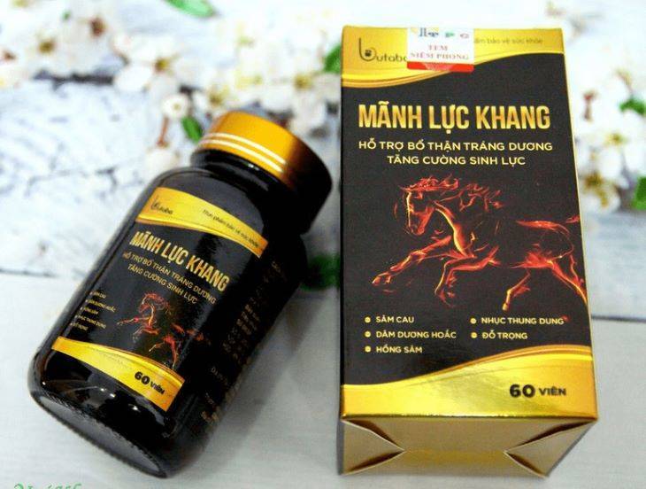 Hình ảnh thuốc tăng cường sinh lý nam cấp tốc Mãnh lực khang