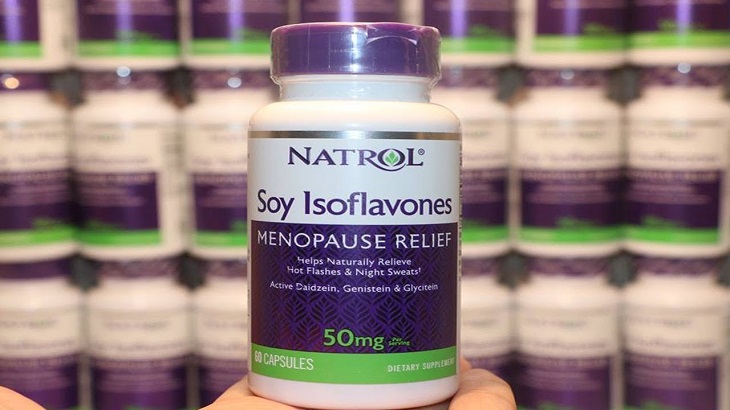 Natrol Soy Isoflavone - Thuốc tiền mãn kinh của Mỹ được tin dùng