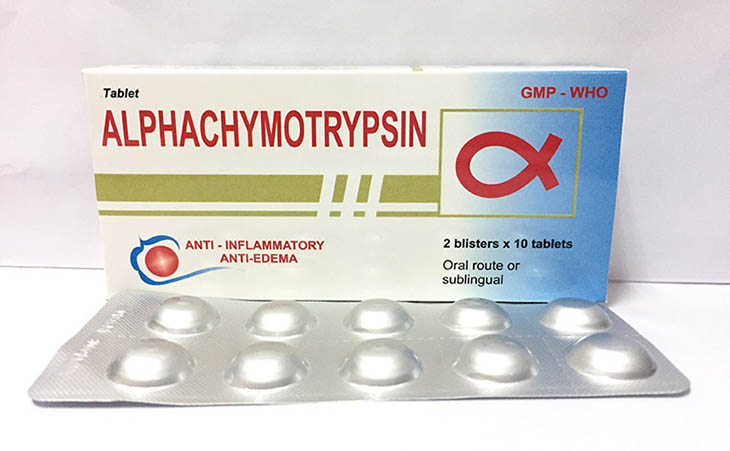 Thuốc chống phù nề Alphachymotrypsin