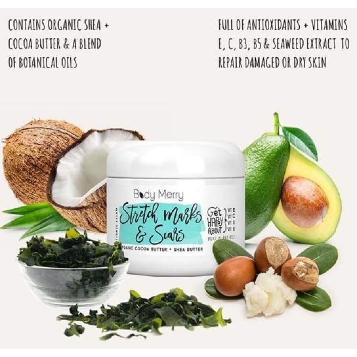 Kem trị rạn da Body Merry Stretch Marks And Scars Defense Cream cho phụ nữ sau sinh