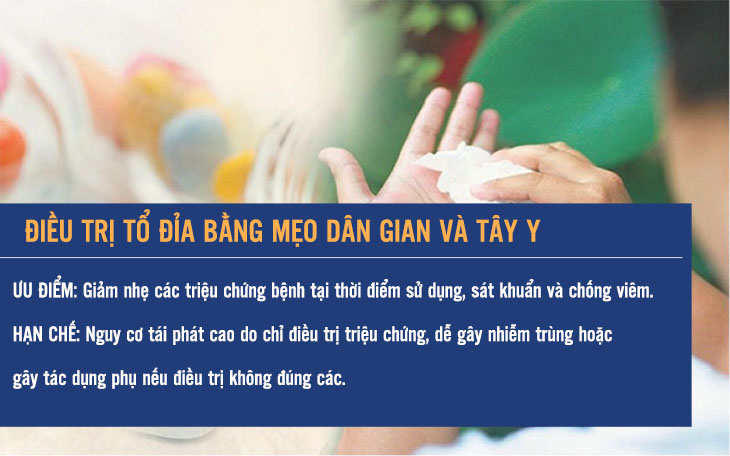 Những hạn chế khi điều trị tổ đỉa với Tây y hay mẹo dân gian