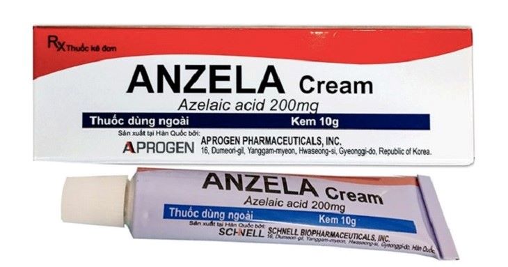 Hình ảnh kem trị mụn Anzela