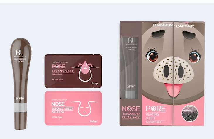 Rainbow L’affair Nose Blackhead Clear Pack là mặt nạ lột mụn đầu đen vừa gây ấn tượng về chất lượng và bao bì