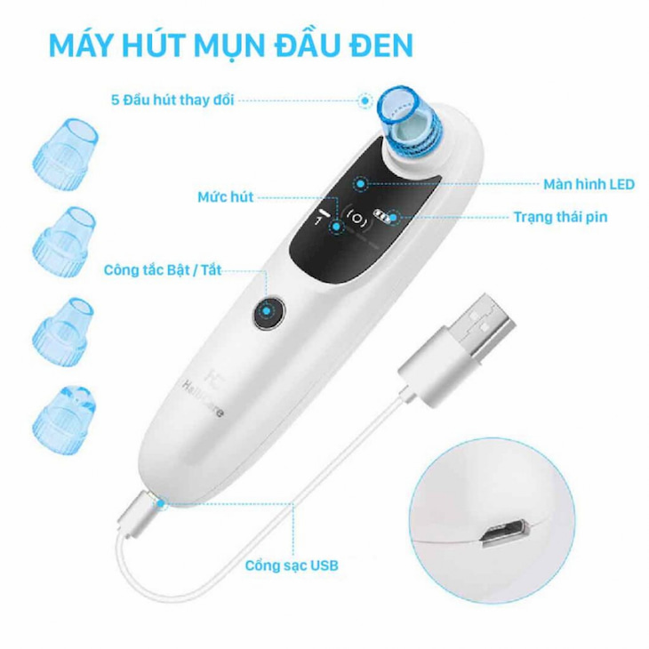 Máy hút mụn cám mini HailiCare