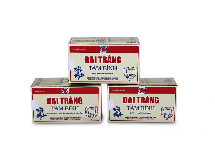 Sản phẩm đại tràng Tâm Bình hiện được phân phối bởi công ty Dược phẩm Tâm Bình