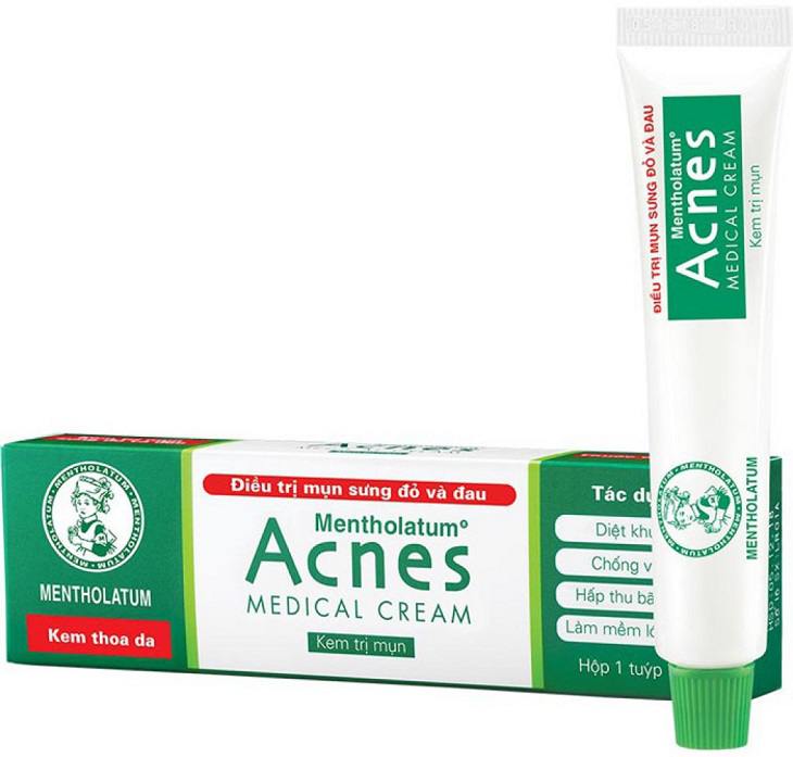 kem trị mụn acnes medical cream có tốt không