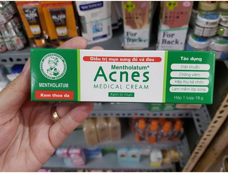 kem trị mụn acnes medical cream