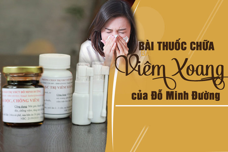 Bài thuốc đặc trị viêm xoang, viêm mũi dị ứng Đỗ Minh Đường