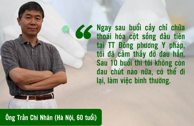 Phản hồi của bệnh nhân Trần Chí Nhân