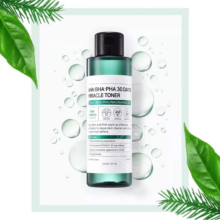 Toner trong bộ trị mụn Some By Mi