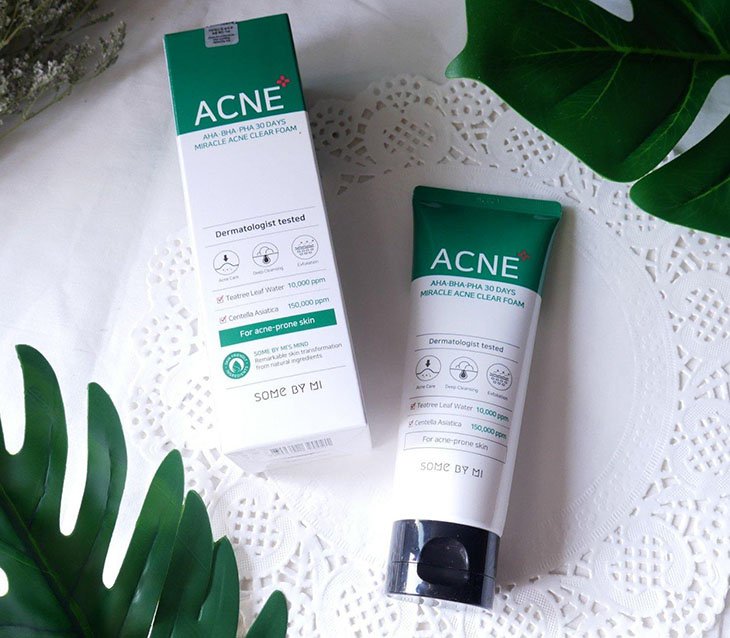 Các bài review trị mụn Some By Mi đánh giá cao sữa rửa mặt Miracle ACNE