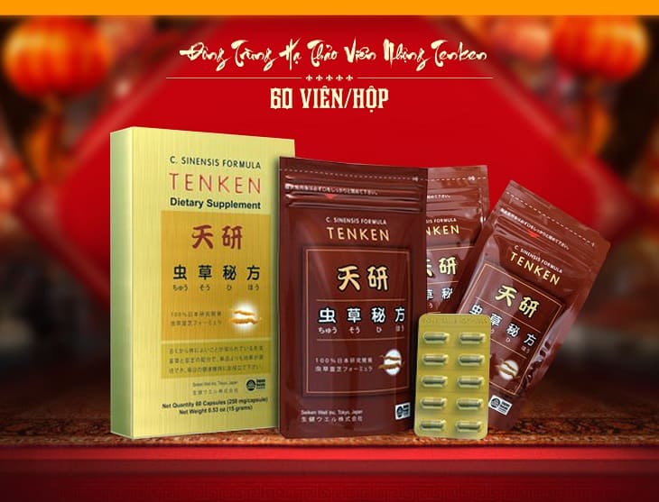 Đông trùng hạ thảo Nhật Bản Tenken