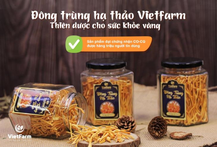 Đông trùng hạ thảo Vietfarm là sản phẩm chất lượng được nhiều người dùng đánh giá cao