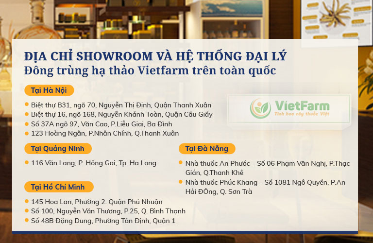 Hệ thống đại lý Vietfarm trên cả nước