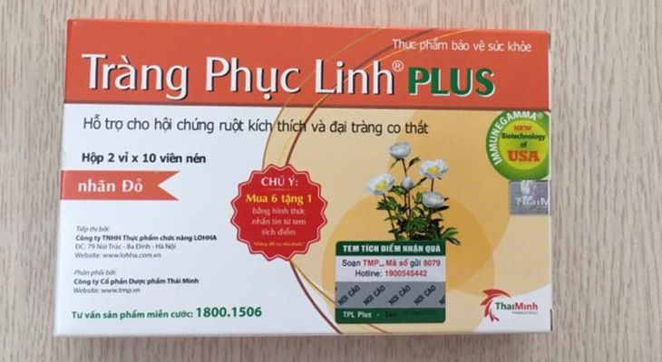 Hình ảnh thuốc chữa viêm đại tràng Phục Linh Plus