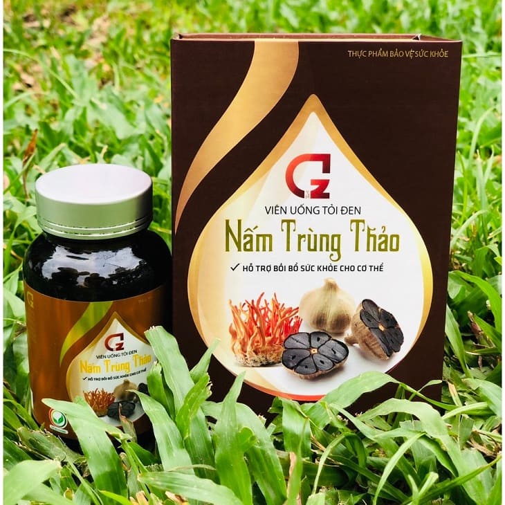 Dược phẩm tỏi đen đông trùng của Nature