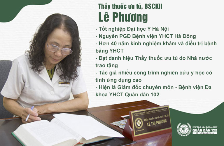 Bác sĩ Lê Phương - Giám đốc chuyên môn Bệnh viện Xương khớp Quân dân 102