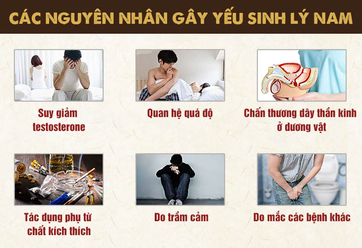 nguyên nhân yếu sinh lý