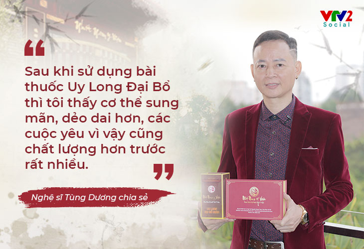 Nghệ sĩ Tùng Dương chia sẻ trong chương trình VTV2 Chất lượng cuộc sống