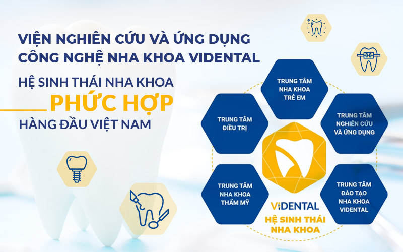 Hệ sinh thái Vidental với 5 trung tâm trực thuộc chất lượng cao