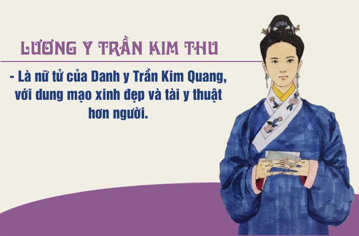 Lương y Trần Kim Thu là con gái của Danh y Trần Kim Quang nổi tiếng khắp thành Thăng Long xưa