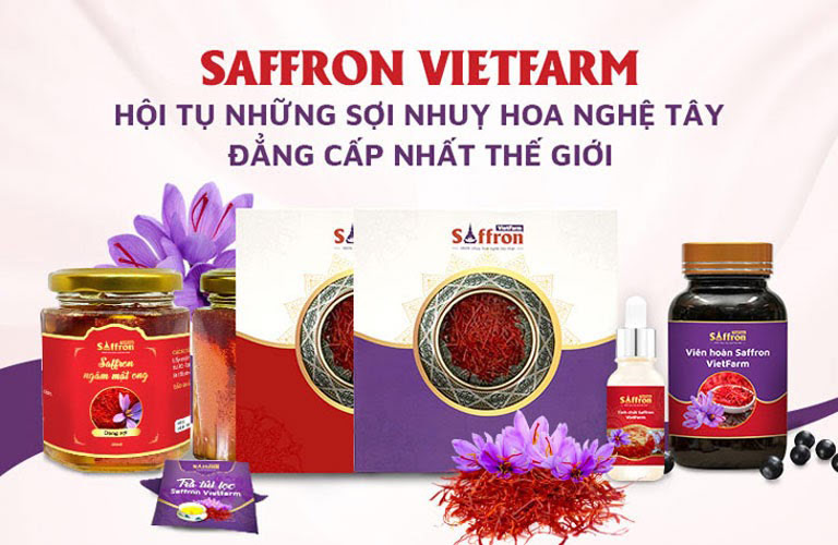 Saffron Vietfarm đa dạng sản phẩm cao cấp