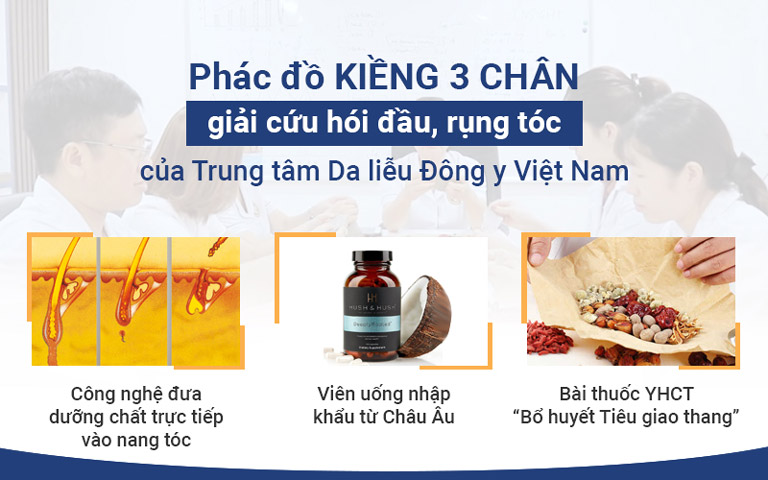 Phác đồ “kiềng 3 chân” được áp dụng cho những khách hàng điều trị trực tiếp