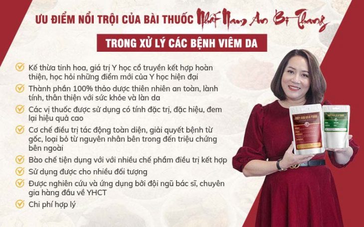 Những ưu điểm của bài thuốc Nhất Nam An Bì Thang xử lý viêm da dầu