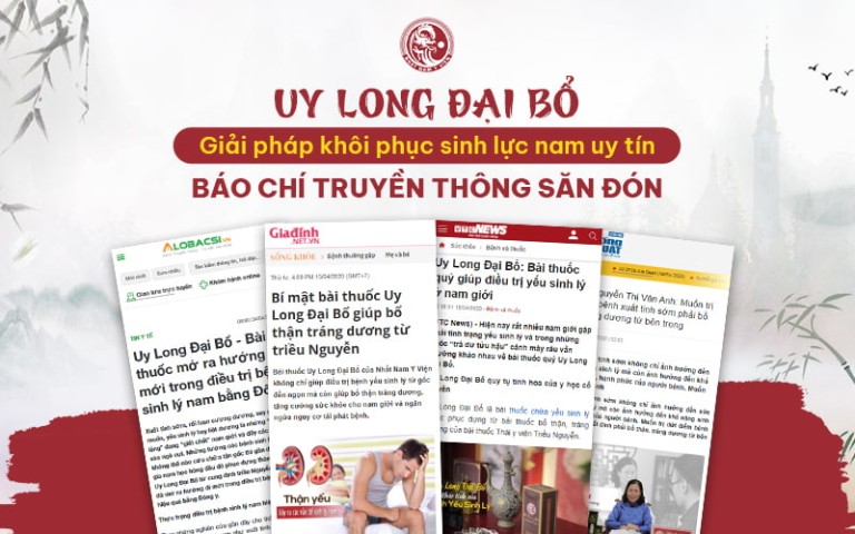 Bài thuốc Uy Long Đại Bổ lên báo