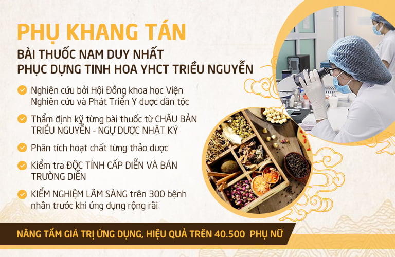 Phụ Khang Tán đã trải qua quá trình nghiên cứu bài bản tại viện TradiMec