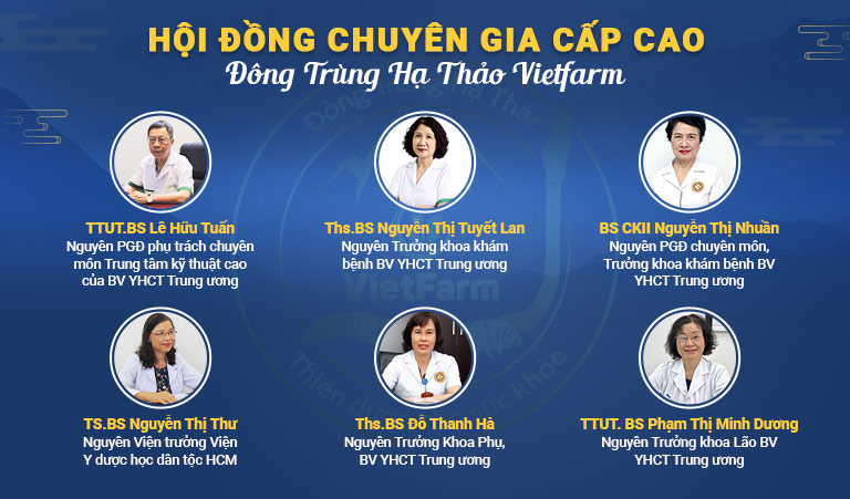 Hội đồng chuyên gia của Đông trùng hạ thảo Vietfarm