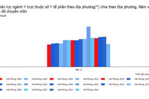 Số Nhân Lực Bác Sĩ Ngành Y Trực Thuộc Sở Y Tế Khu Vực Hải Phòng Qua Các Năm